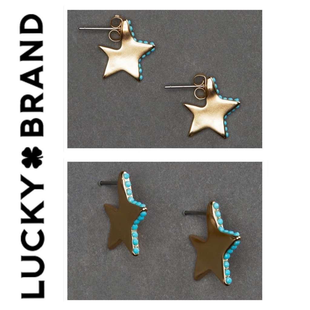 Lucky Brand Star Earrings